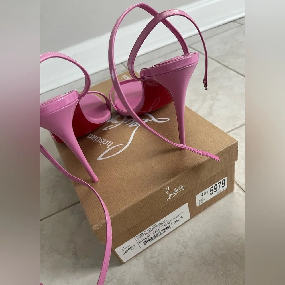 Christian Louboutin Loubigirl Sandals in “Gummy” pink (38.5). - Picture 2 of 3